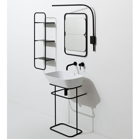 Раковина из сантехнического фаянса Simas WA 04 60х40 накладная цвет белый